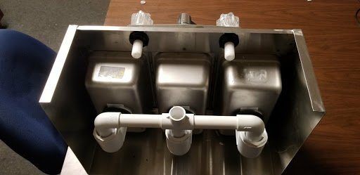 SMALL CART SIZE 3 COMPARTMENT SINK - STAINLESS STEEL - Image 2