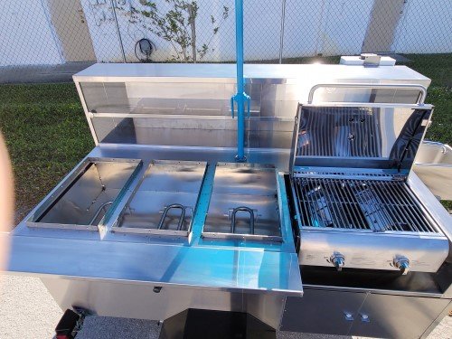 DELUXE HOT DOG / FOOD CART PRAIRIE DOG MODEL STAINLESS STEEL - Image 6