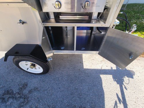 DELUXE HOT DOG / FOOD CART PRAIRIE DOG MODEL STAINLESS STEEL - Image 4