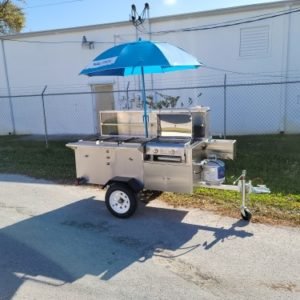 DELUXE HOT DOG / FOOD CART PRAIRIE DOG MODEL STAINLESS STEEL